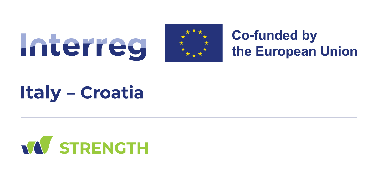 Logo Interreg Italy Croatia STRENGTH CMYK White background