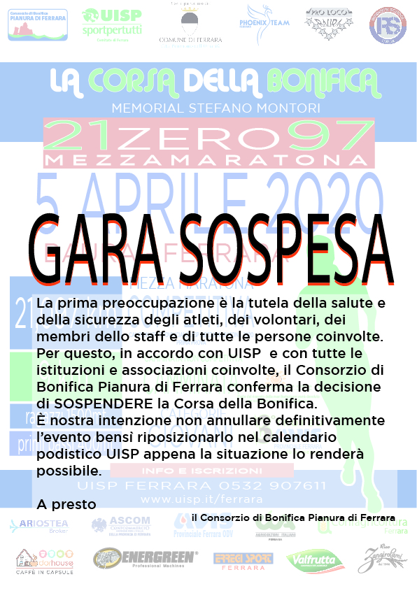 La Corsa della Bonifica - Memorial Stefano Montori 2020